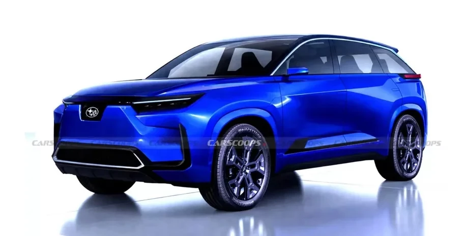 Новый флагман Subaru: большой электрический кроссовер с тремя рядами и запасом хода 500+ км