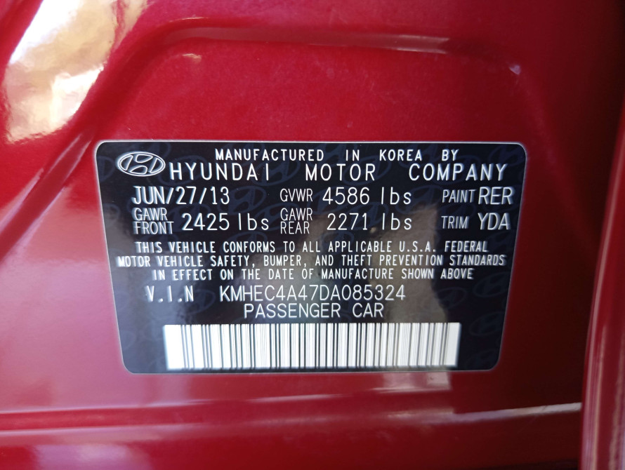 Hyundai Sonata 2013 Hybrid Limited Hyundai Sonata 2013 Hybrid Limited