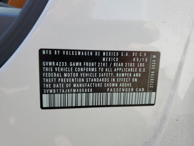 2015 VOLKSWAGEN JETTA SE 2015 VOLKSWAGEN JETTA SE